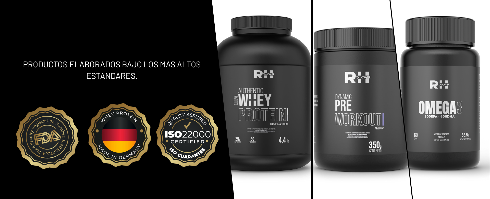 RH45 - Suplementación Deportiva de Calidad Premium | Avance Científico