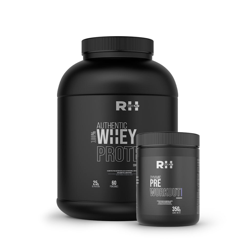 Pack Authentic Protein 100% Whey + Dynamic Pre Workout