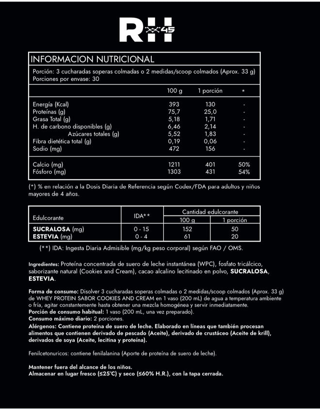 RH45 - Suplementación Deportiva de Calidad Premium | Avance Científico